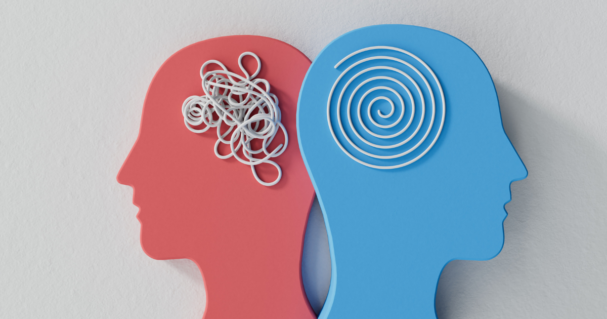 Blood sugar and brain health - illustration showing the connection between glucose levels and cognitive function